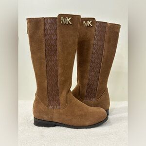 Girls Michael Kors Emma Chey Boots - Brown Leather Boots - NWOT